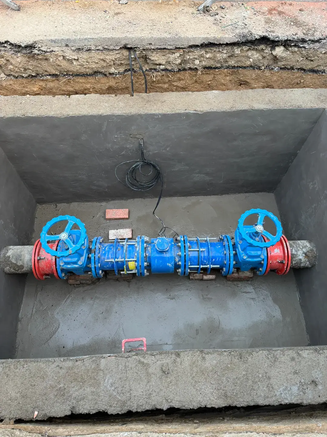 Water metering case study electromagnetic flow meter installed in a district metering chamber